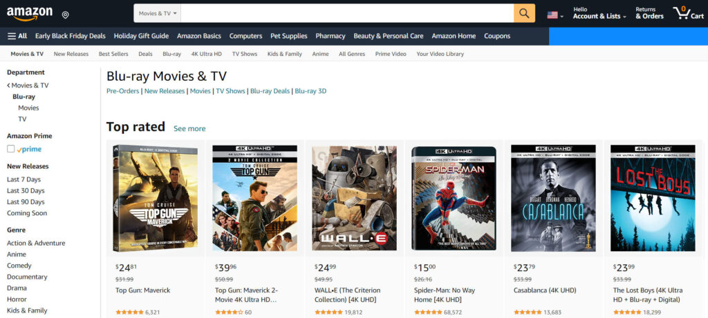 Amazon Storefront