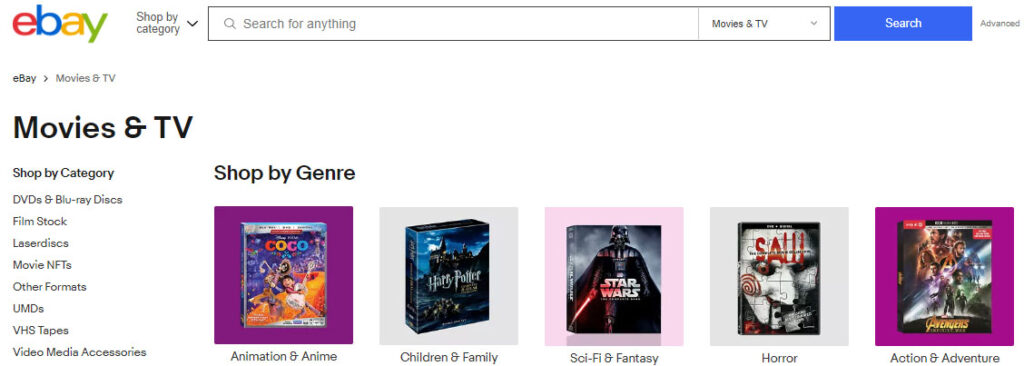 eBay Storefront